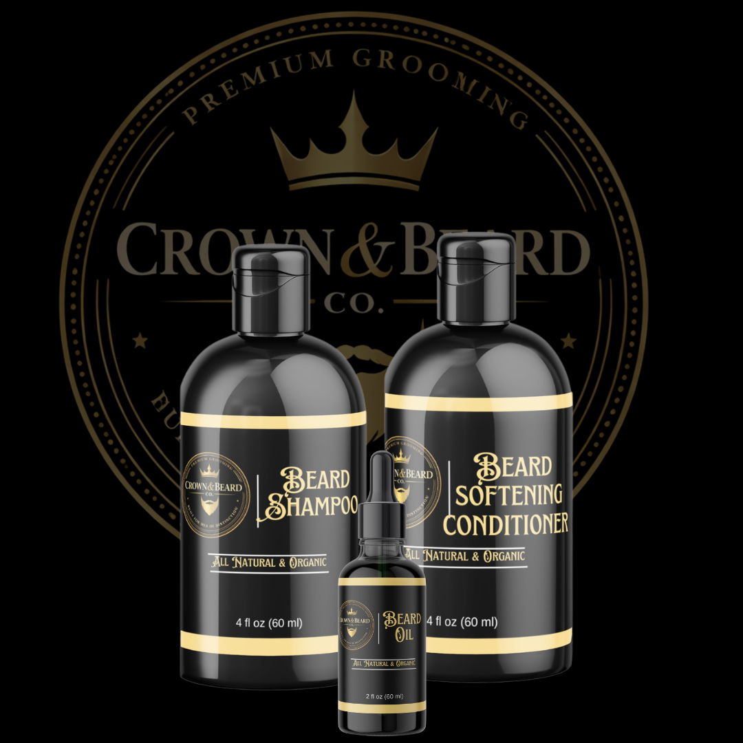 Crown & Beard Co Cleanse & Grow Bundle